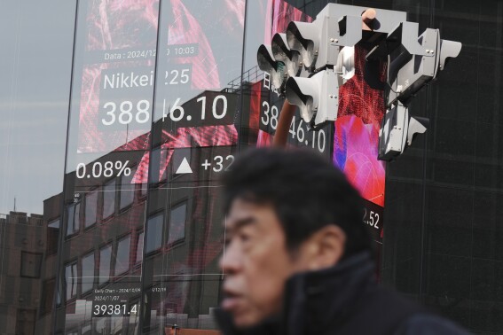 Stock market today: Asian shares are mixed ahead of key US inflation data