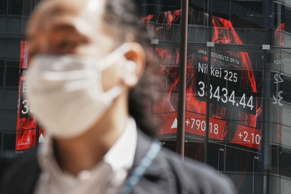 Asian shares gain after Wall Street’s rally, but hopes are tempered by trade war uncertainties